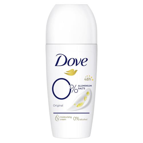 Dove Guľôčkový dezodorant Original 0% Alu (Deo Roll-On) 50 ml