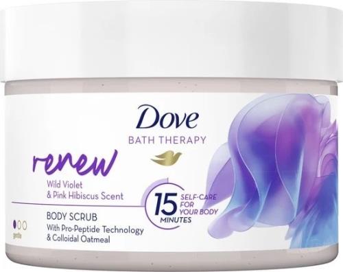 Dove Telový peeling Bath Therapy Renew (Body Scrub) 295 ml