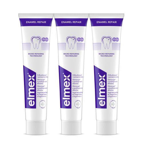 Elmex Zubná pasta Enamel Repair 3 x 75 ml