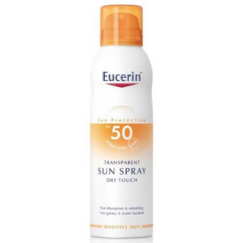 Eucerin Transparentný sprej na opaľovanie Dry Touch SPF 50 200 ml