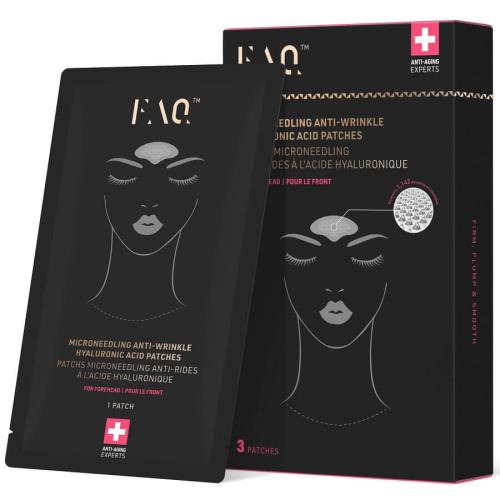 Foreo Mikroihličkové náplasti na čelo proti vráskam s kyselinou hyalurónovou FAQ (Microneedling Anti-Wrinkle Hyaluronic Acid Patches) 3 ks