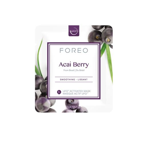 Foreo Vyhladzujúca pleťová maska Acai Berry (Smoothing Mask) 6 x 6 g
