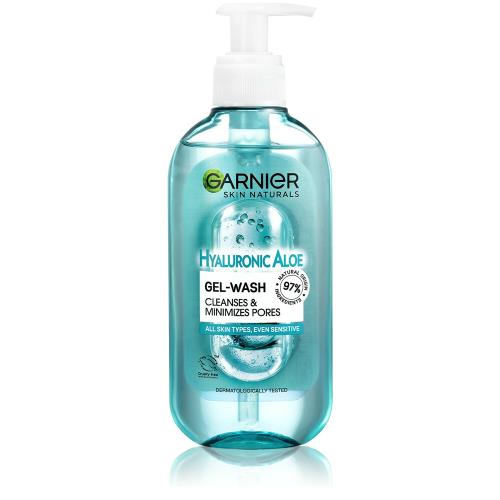 Garnier Čistiaci gél pre všetky typy pleti Hyaluronic Aloe Gel Wash 200 ml