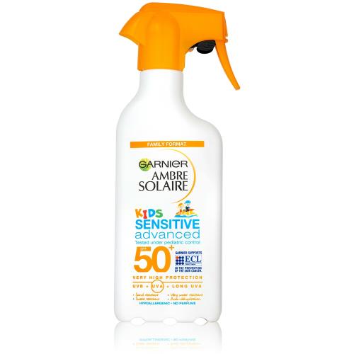 Garnier Detský ochranný sprej SPF 50+ Kids Sensitive Advanced (Protection Spray) 270 ml