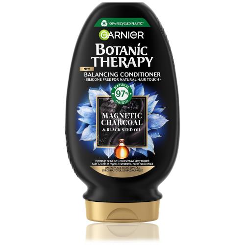 Garnier Hydratačný kondicionér pre mastné vlasy a suché končeky vlasov Botanic Therapy Magnetic Charcoal (Balancing Conditioner) 200 ml