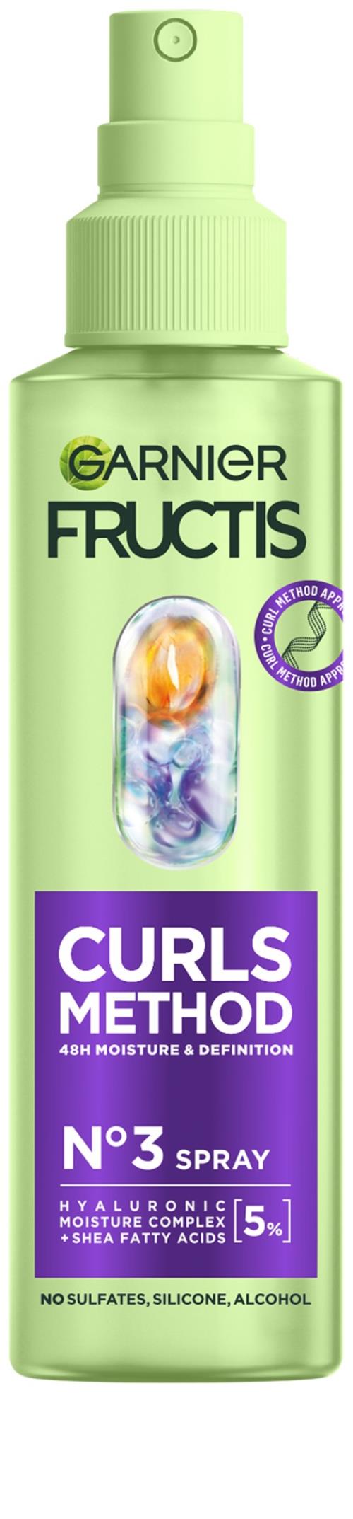 Garnier Hydratačný osviežujúci sprej pre suché vlnité a kučeravé vlasy Curls Method (Spray) 150 ml