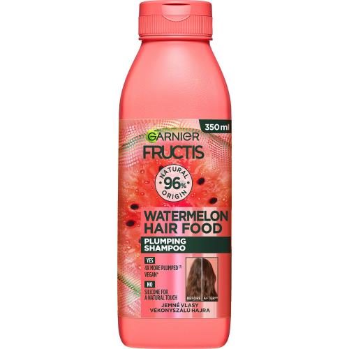 Garnier Jemný šampón pre objem vlasov Fructis Hair Food (Watermelon Plumping Shampoo) 350 ml