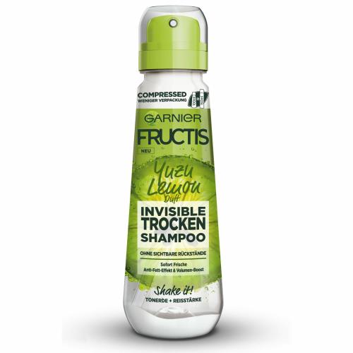 Garnier Neviditeľný suchý šampón s vôňou yuzu citrónu (Invisible Shampoo) 100 ml