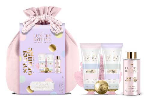 Grace Cole Darčeková sada starostlivosti o telo vo vrecúšku Pomaranč & Ylang Ylang 5 ks