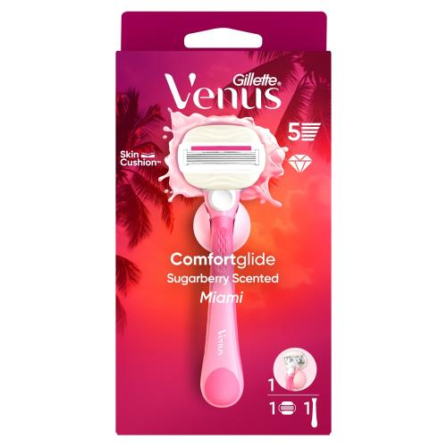 Gillette Holiaci strojček Venus Comfortglide Miami + 1 hlavica