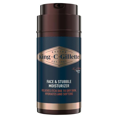 Gillette Hydratačný krém na tvár a strnisko King C. (Face & Stubble Moisturizer) 100 ml