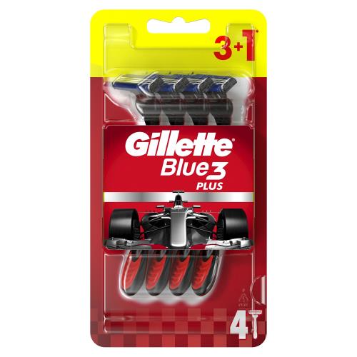 Gillette Jednorazové holítka Gillette Blue3 Plus 3+1 ks