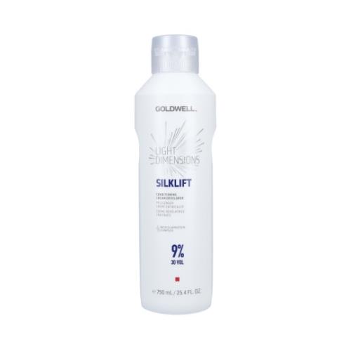Goldwell Krémový peroxid na šetrné zosvetľovanie vlasov Light Dimensions SilkLift 9% 30 vol. (Conditioning Cream Developer) 750 ml