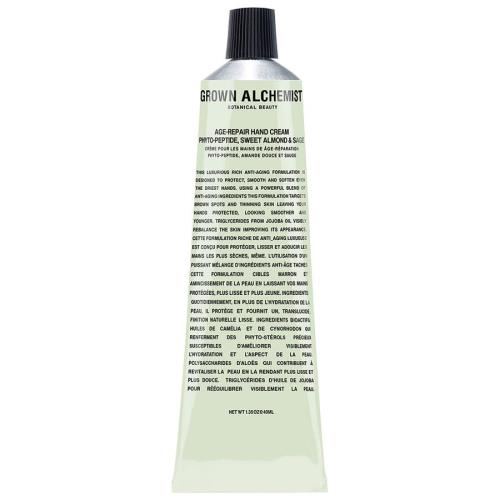 Grown Alchemist Omladzujúci krém na ruky Phyto-Peptide, Sweet Almond, Sage (Age- Repair Hand Cream) 40 ml