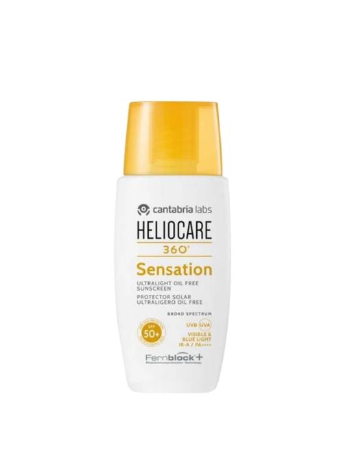 Heliocare Fluidný krém na opaľovanie 360 ° Sensation SPF 50 + (Ultralight Oil Free Sunscreen) 50 ml