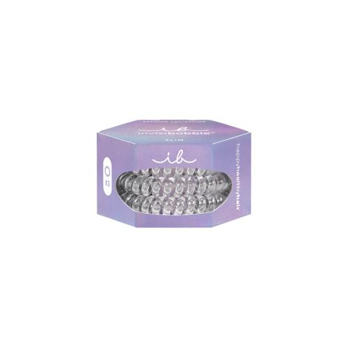 Invisibobble Gumička do vlasov Slim Premium Crystal Clear 3 ks