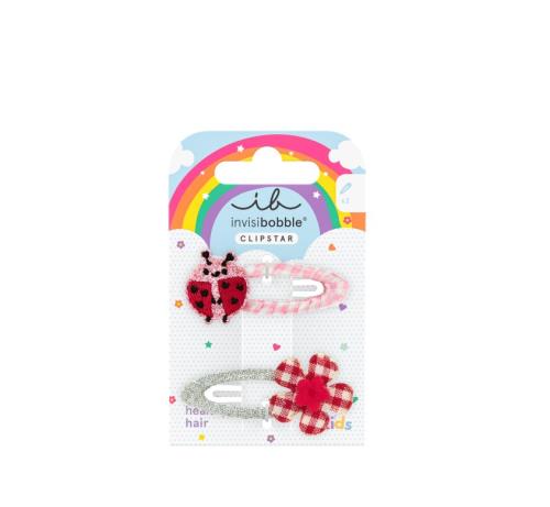 Invisibobble Sponka do vlasov Snap Clip Kids Happy Ladybird 2 ks