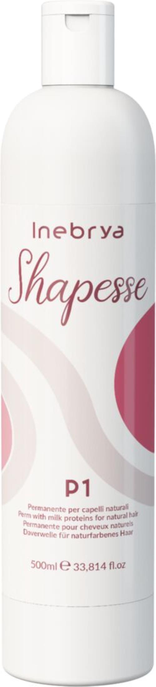 Inebrya Trvalá ondulácia pre prírodné vlasy Shapesse P1 (Permanent for Natural Hair) 500 ml