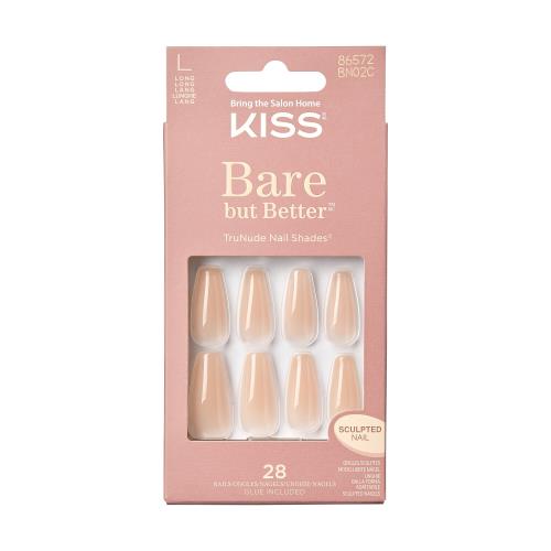 KISS Nalepovacie nechty Bare but Better Nails - Nude Dráma 28 ks
