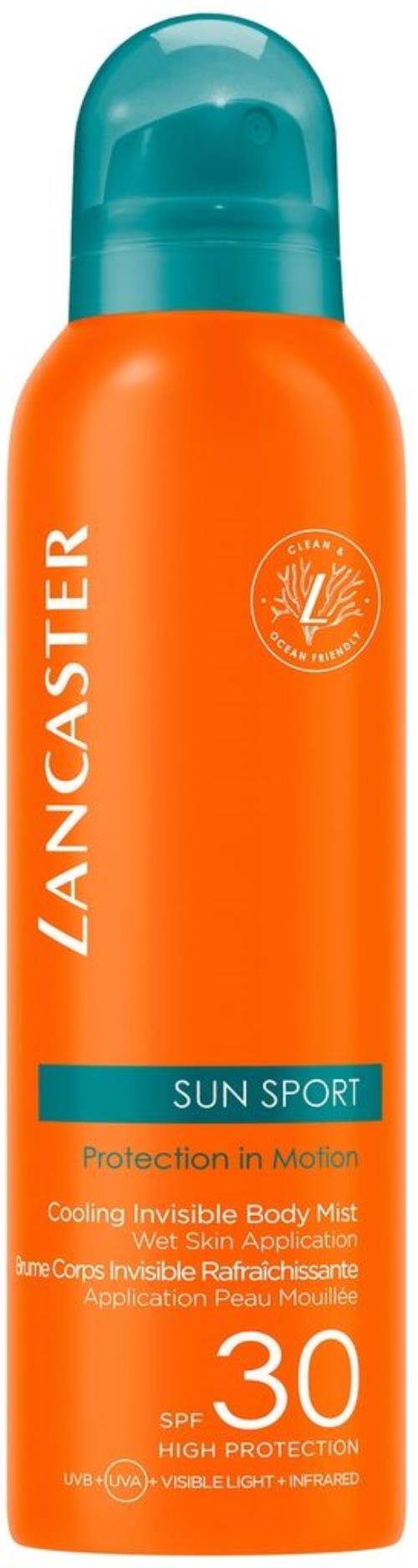Lancaster Neviditeľná opaľovacia hmla s chladiacim účinkom SPF 30 Sun Sport (Cooling Invisible Body Mist) 200 ml