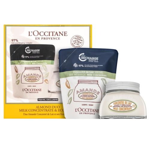 L'Occitane en Provence Darčeková sada vyhladzujúcej telovej starostlivosti Milk Concentrate Set