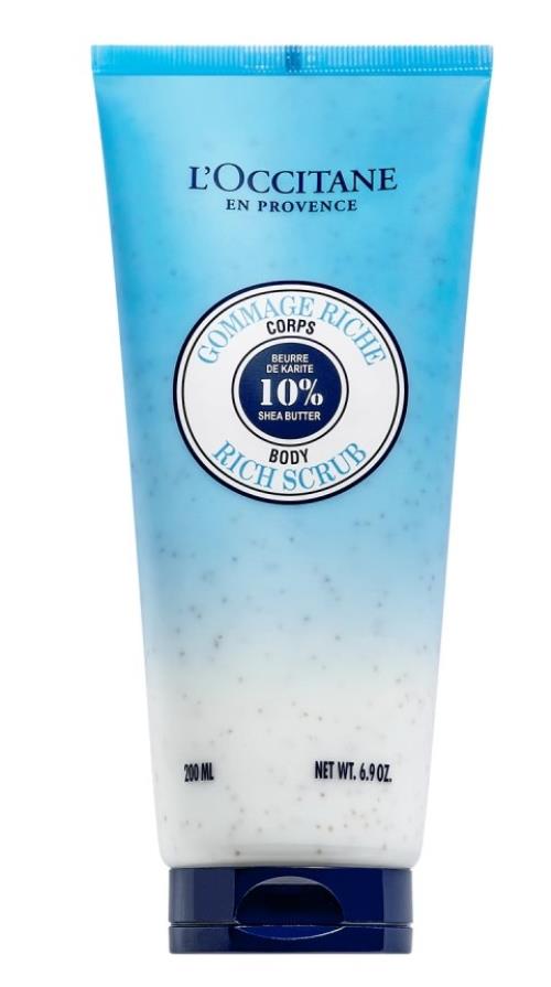 L'Occitane en Provence Telový peeling Shea Butter (Body Rich Scrub) 200 ml