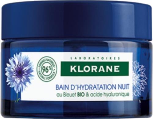 Klorane Nočný hydratačný pleťový balzam s kyselinou hyalurónovou Bio Chrpa 50 ml