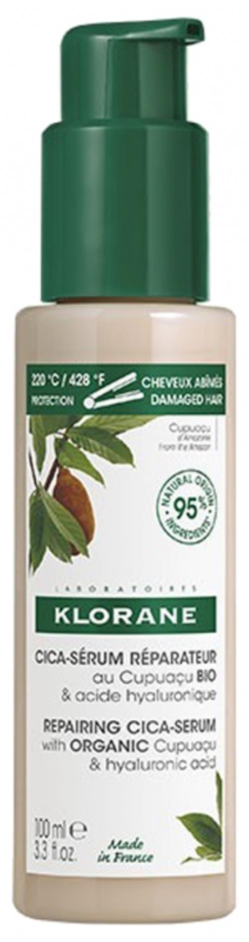Klorane Regeneračné sérum pre suché a poškodené vlasy (Repairing Cica-Serum) 100 ml