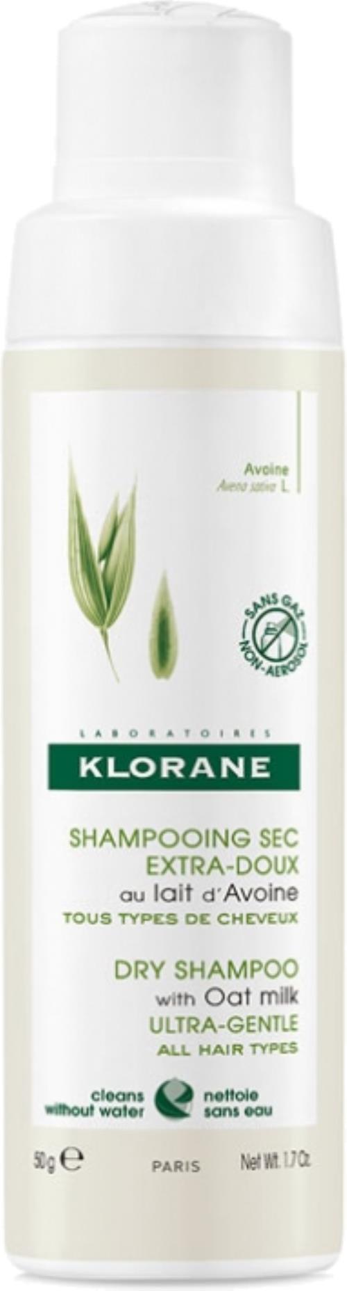 Klorane Suchý šampón pre všetky typy vlasov Ovsené mlieko (Dry Shampoo) 50 g