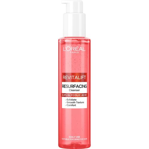 L'Oréal Paris Exfoliačný čistiaci gél s kyselinou glykolovou Revitalift (Resurfacing Cleanser) 150 ml
