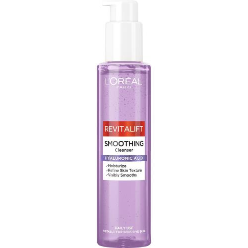 L'Oréal Paris Vyhladzujúci čistiaci gél s kyselinou hyalurónovou Revitalift (Smoothing Cleanser) 150 ml