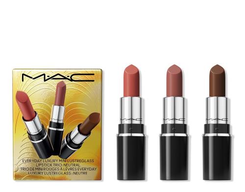 MAC Cosmetics Súprava na pery Everyday Luxury Mini Lustreglass Neutral (Lipstick Trio)
