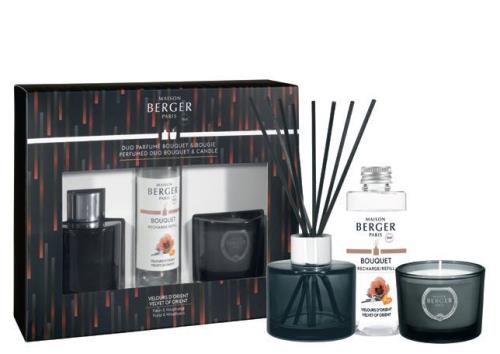 Maison Berger Paris Darčeková sada aróma difuzér Variation Velvet of Orient 90 ml + sviečka 80 g