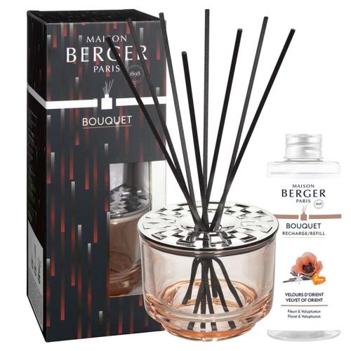 Maison Berger Paris Darčeková sada aróma difuzér Variation telový + náplň Velvet of Orient 200 ml