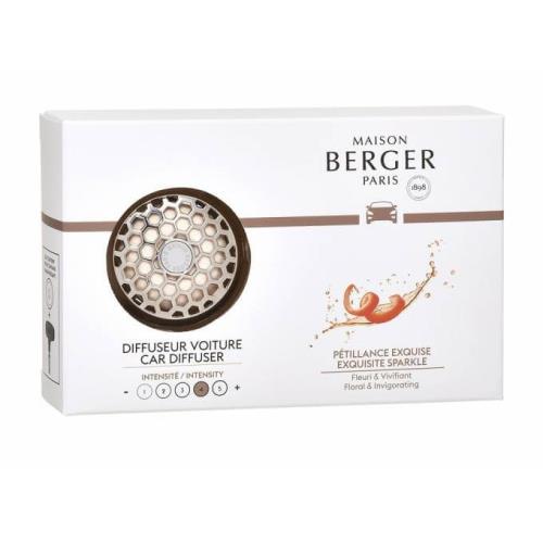 Maison Berger Paris Darčeková sada difuzér do auta chrome + náplň Exquisite Sparkle