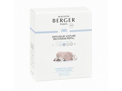 Maison Berger Paris Náhradná náplň do difuzéra do auta Čistá bavlna Cotton Care ss (Car Diffuser Recharge/Refill) 2 ks