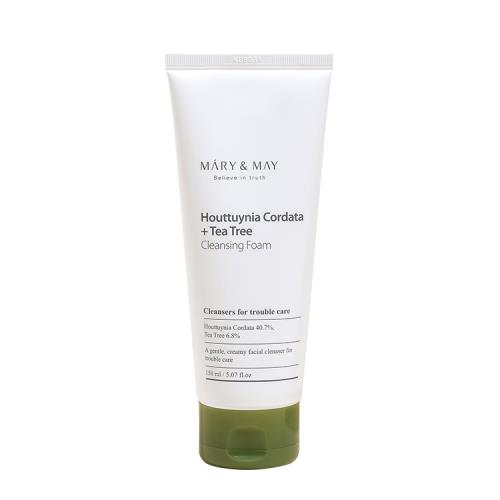 MARY & MAY Čistiaca pena na problematickú pleť Houttuynia Cordata + Tea Tree (Cleansing Foam) 150 ml
