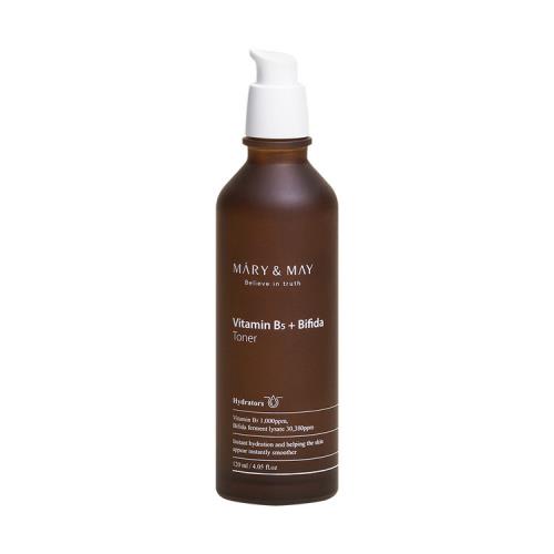 MARY & MAY Hydratačné pleťové tonikum Vitamín B5 + Bifida (Toner) 120 ml