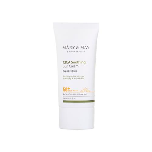 MARY & MAY Pleťový opaľovací krém SPF 50 + CICA Soothing (Sun Cream) 50 ml