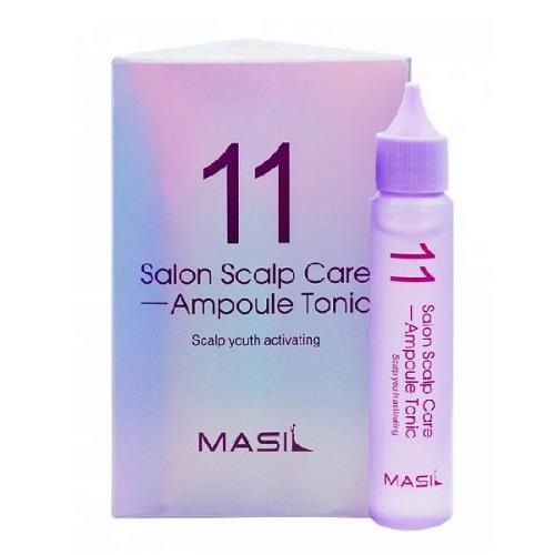 Masil Upokojujúce tonikum na vlasovú pokožku 11 (Salon Scalp Care Ampoule Tonic) 4 x 30 ml