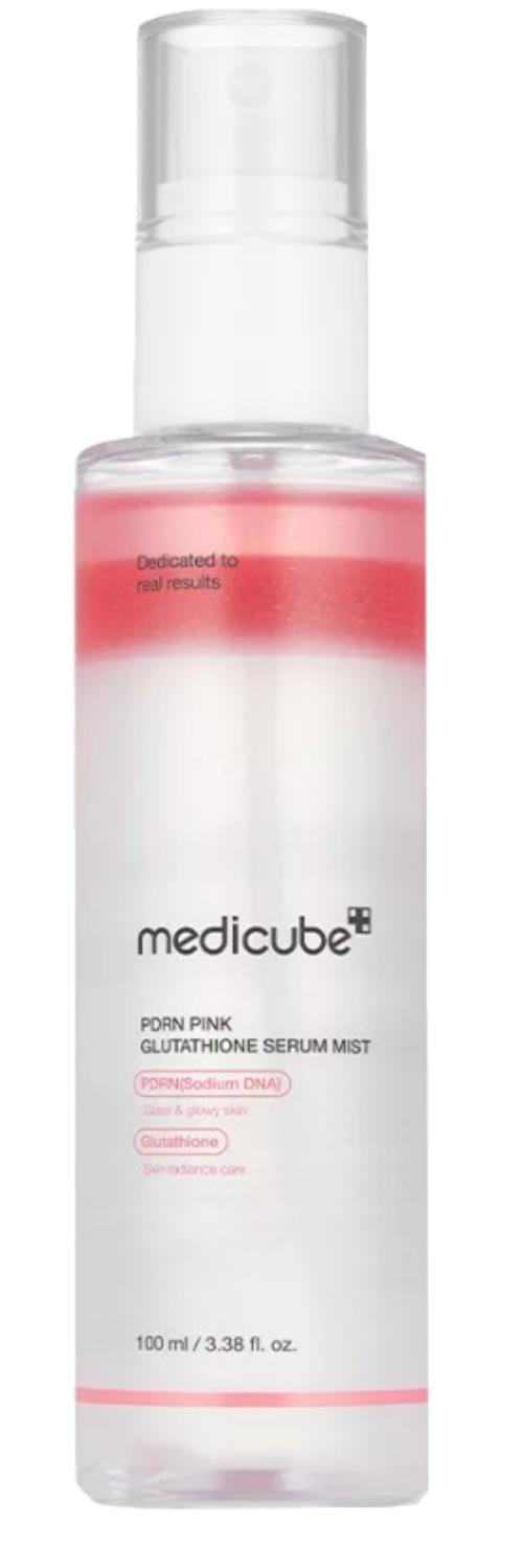 Medicube Osviežujúca pleťová hmla v spreji PDRN Pink (Glutathione Serum Mist) 100 ml