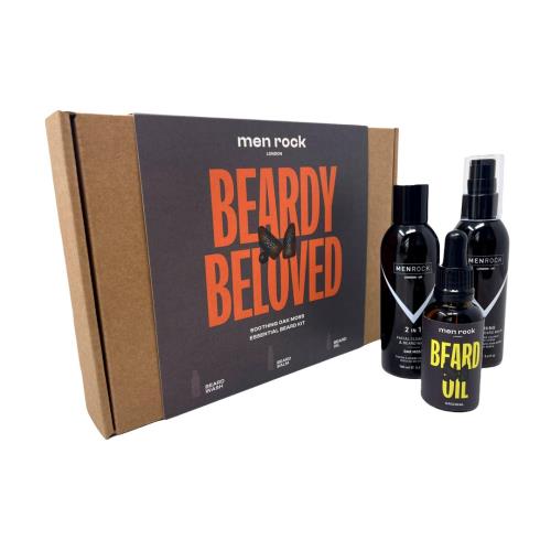 Men Rock London Darčeková sada starostlivosti o fúzy Oak Moss (Beard Care Gift Set)