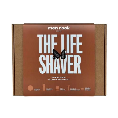 Men Rock London Darčeková sada holiacej starostlivosti Sandalwood (Ultimate Classic Shaving Gift Set)