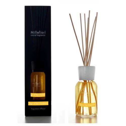 Millefiori Milano Aróma difuzér Natural Legni e Fiori d´Arancio 100 ml