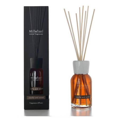 Millefiori Milano Aróma difuzér Natural Vanilla & Wood 100 ml