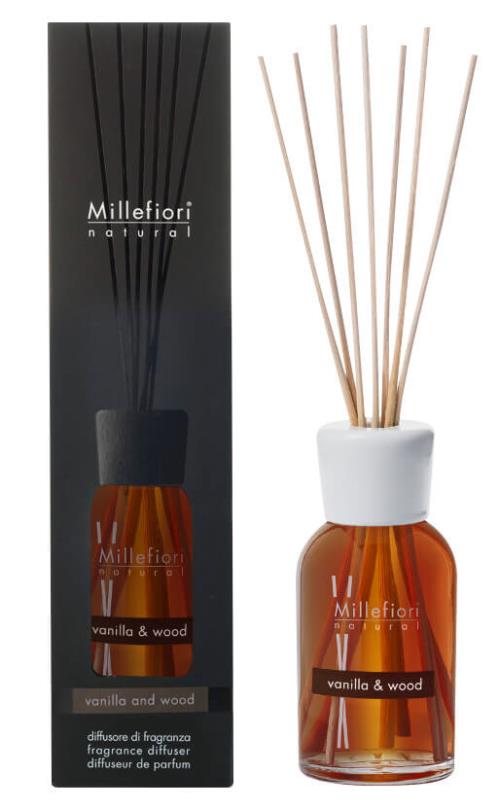 Millefiori Milano Aróma difuzér Natural Vanila & Wood 250 ml