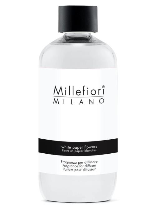 Millefiori Milano Náhradná náplň do arómy difuzéra Natural White Paper Flowers 250 ml