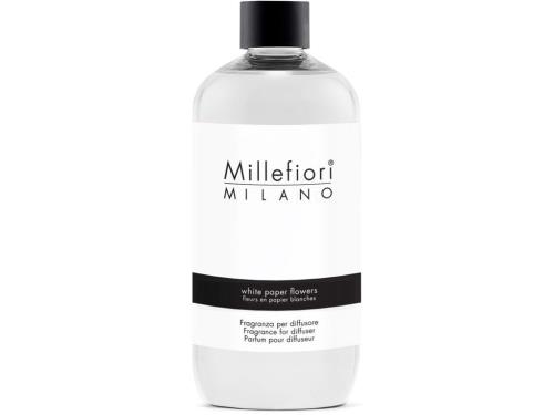 Millefiori Milano Náhradná náplň do arómy difuzéra Natural White Paper Flowers 500 ml