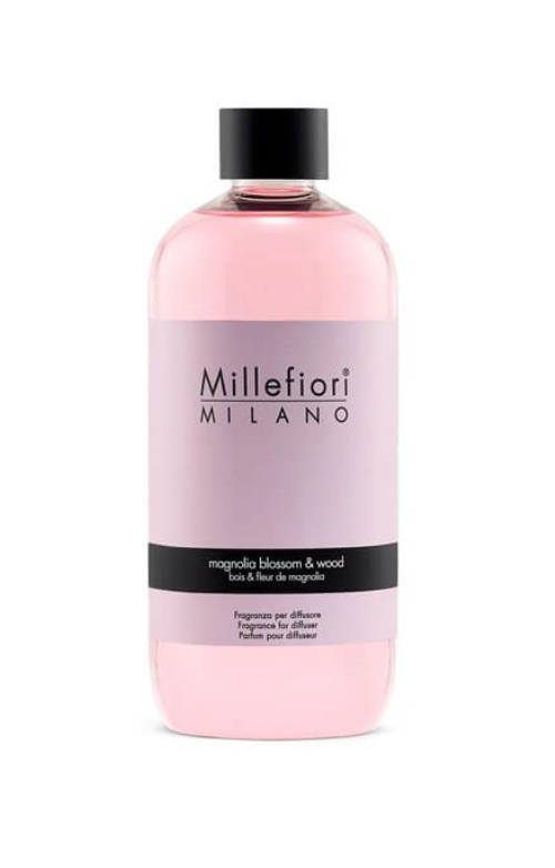 Millefiori Milano Náhradná náplň do arómy difuzéra Natural Magnolia Blossom & Wood 500 ml