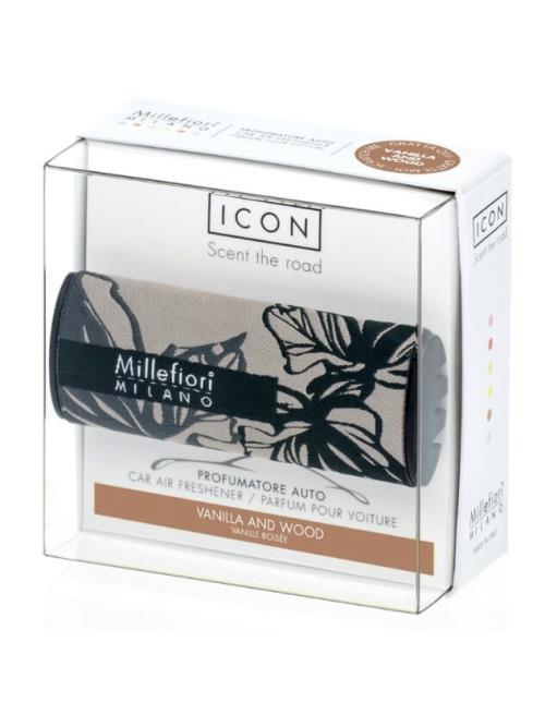 Millefiori Milano Vôňa do auta Icon Textil Floral Vanilla & Wood 47 g
